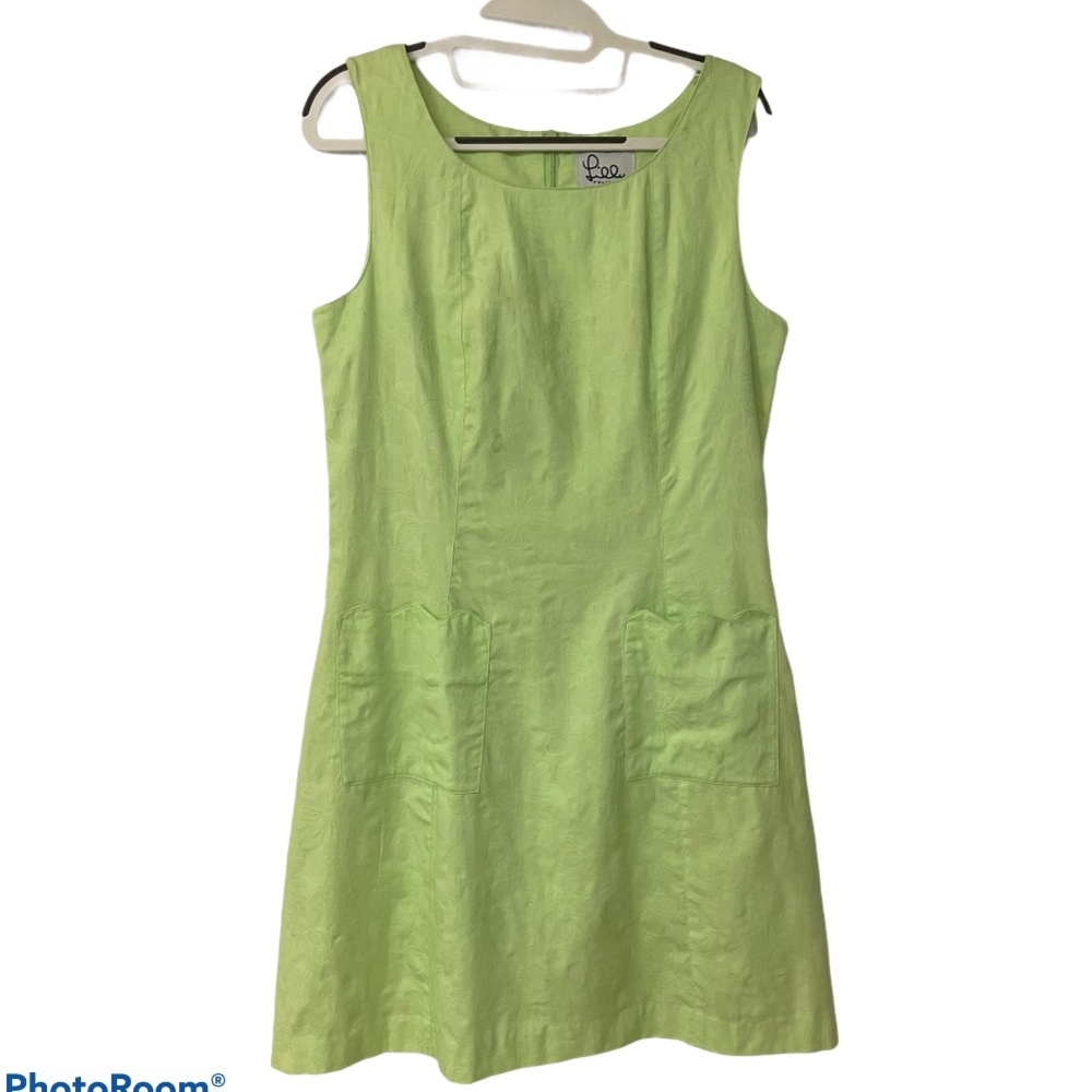 Lilly Pulitzer Lime Green Sleeveless Dress